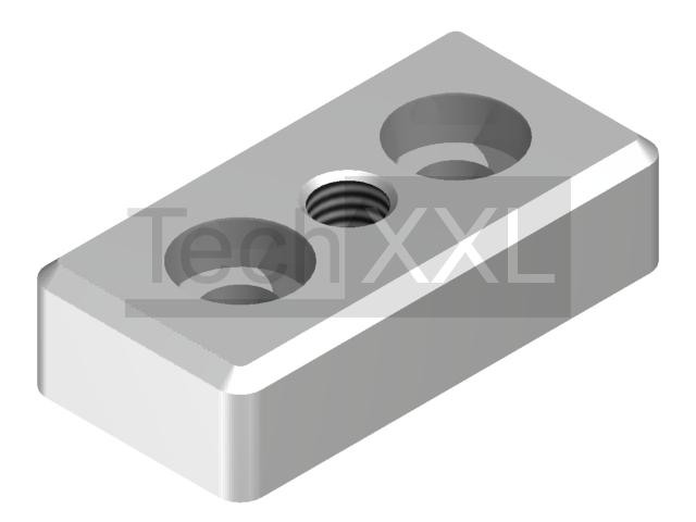 Placa de base 8 60x30 M10 compatible con Bosch Paletti/Alvaris