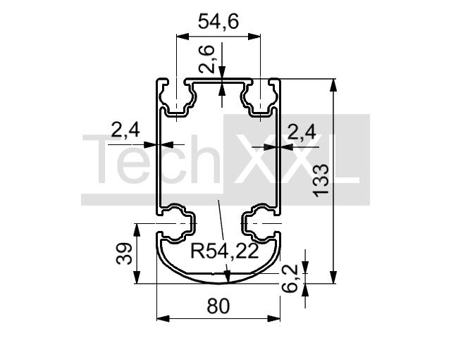 Ferrocarril solar 133 x 80 4N wie HSOP48