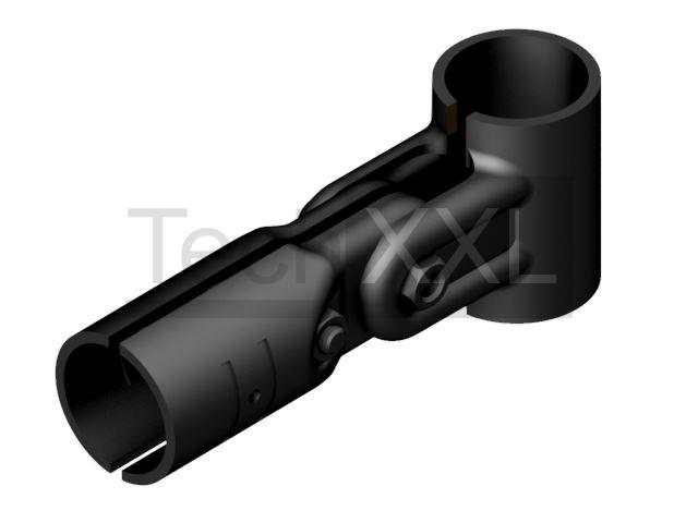Consejos de diseñoconector diagonal D28, negra, pivotante 180°, laborioso compatible con Bosch DF-7B-V2